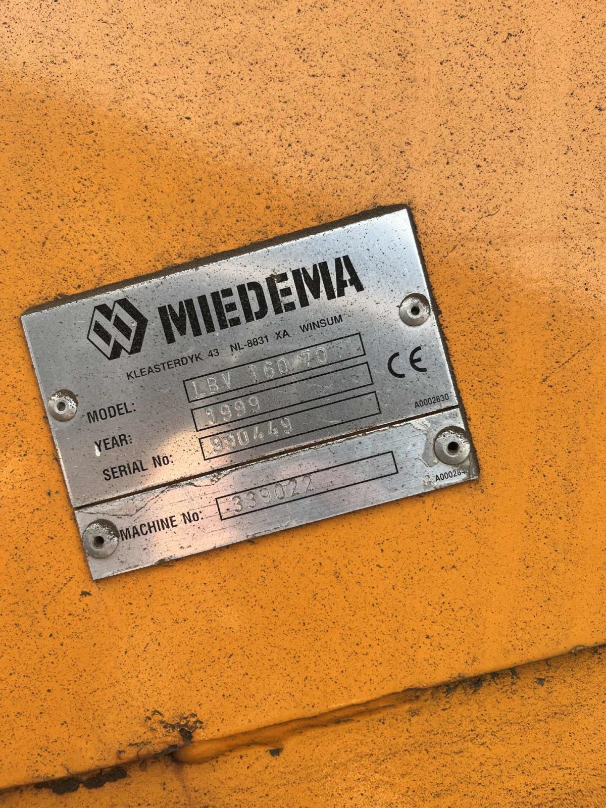 Sonstige Kartoffeltechnik typu Miedema LBV160-70, Gebrauchtmaschine w Thisted (Zdjęcie 2)