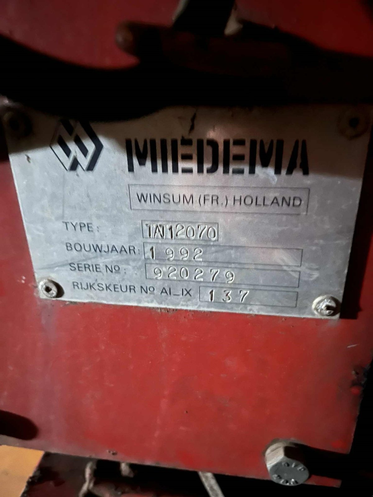 Sonstige Kartoffeltechnik typu Miedema TAT12070, Gebrauchtmaschine w Thisted (Zdjęcie 3)