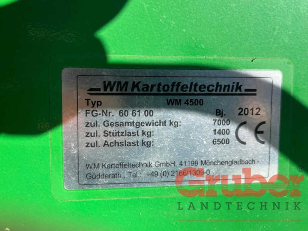 Sonstige Kartoffeltechnik des Typs WM Kartoffeltechnik 4500, Gebrauchtmaschine in Ampfing (Bild 12)