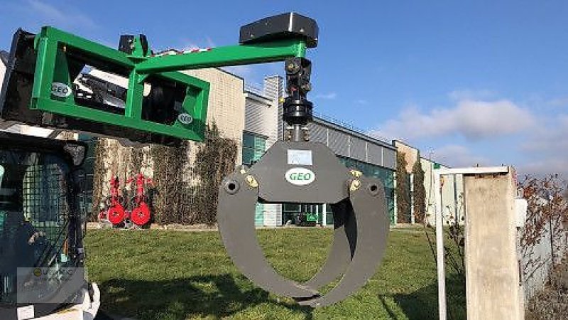 Sonstige Krane des Typs Geo Lastarm GEO TG500 Kran Lasthaken Rückezange Forstzange Frontlader, Neumaschine in Sülzetal OT Osterweddingen (Bild 2)