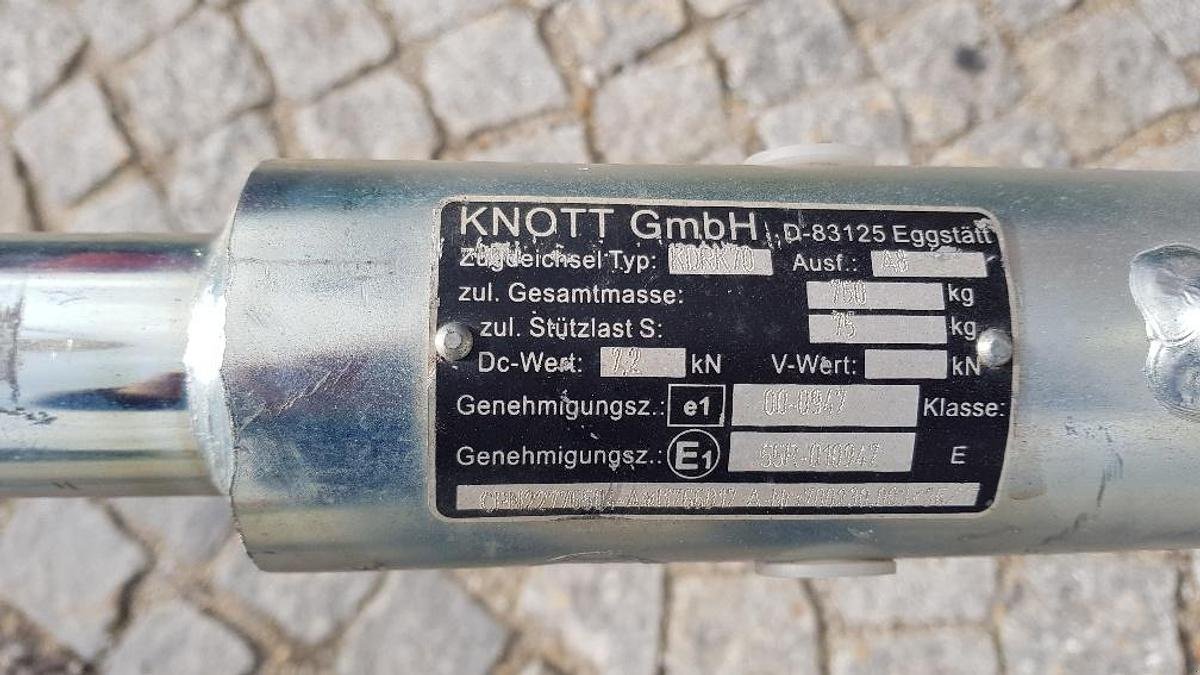 Sonstige Ladewägen typu Knott 1-Achs Anhänger Chassis, Gebrauchtmaschine v Göpfritz an der Wild (Obrázek 7)