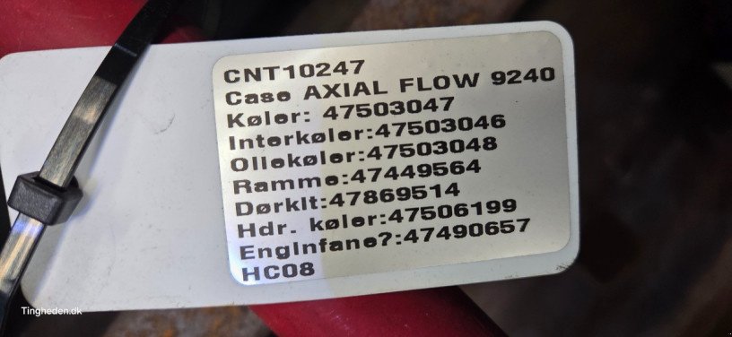 Sonstige Mähdrescherteile typu Case 9240, Gebrauchtmaschine v Hemmet (Obrázek 25)