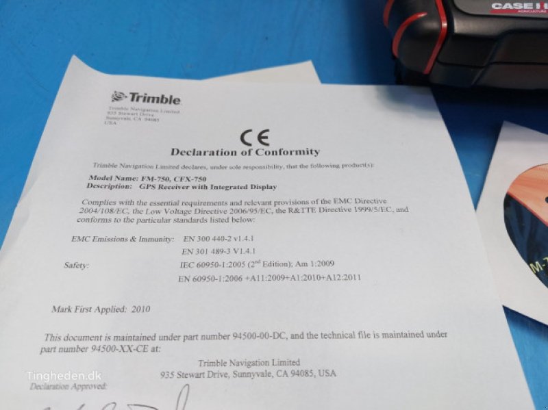 Sonstige Mähdrescherteile типа Case FM-750  CFX-750, Gebrauchtmaschine в Hemmet (Фотография 13)