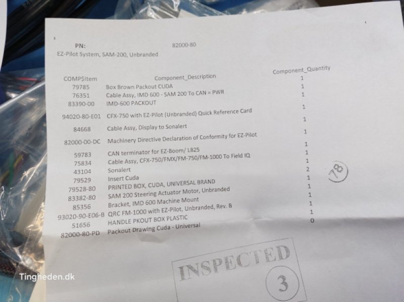 Sonstige Mähdrescherteile типа Case Trimble SAM-200, Gebrauchtmaschine в Hemmet (Фотография 22)