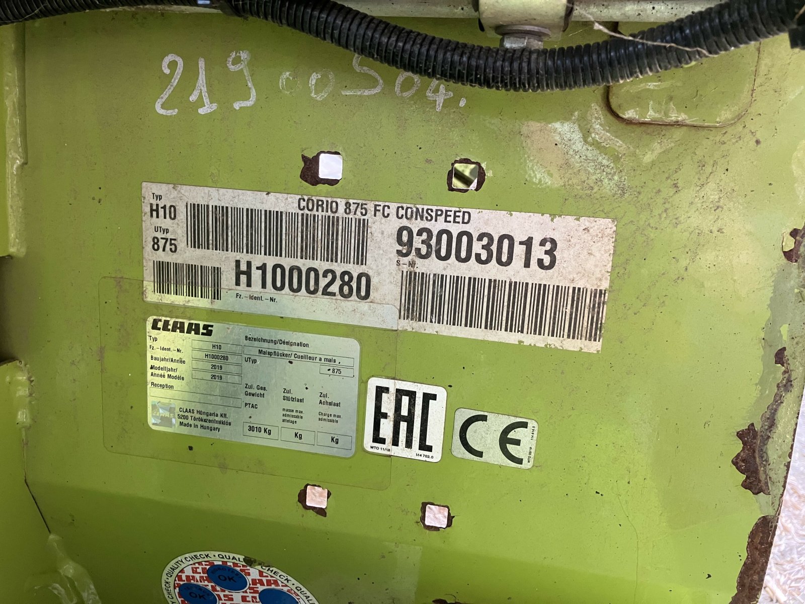 Sonstige Mähdrescherteile typu CLAAS CONSPEED 8-75 FC, Gebrauchtmaschine v PLOUIGNEAU (Obrázek 4)