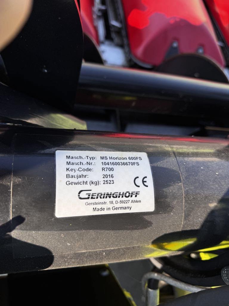 Sonstige Mähdrescherteile typu Geringhoff MS HORIZON 600 FS, Gebrauchtmaschine v Naklo (Obrázek 5)