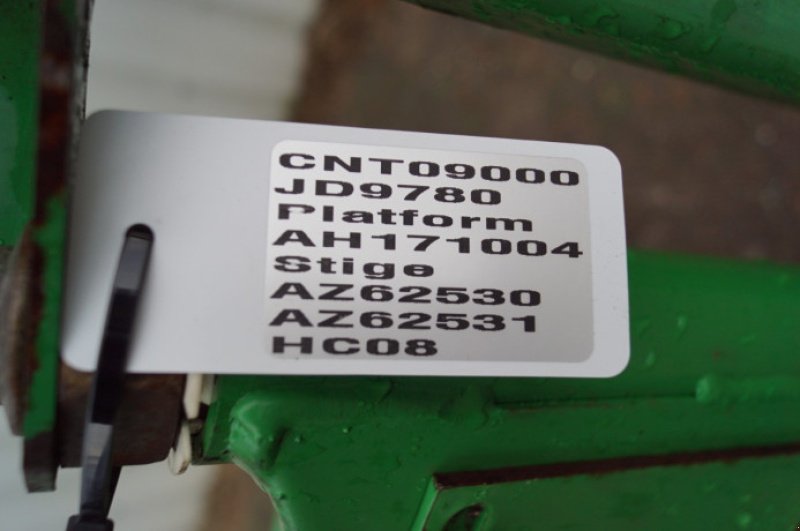 Sonstige Mähdrescherteile typu John Deere 9780, Gebrauchtmaschine v Hemmet (Obrázek 15)