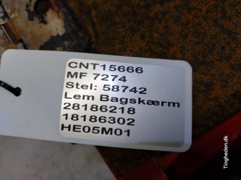 Sonstige Mähdrescherteile des Typs Massey Ferguson 7274, Gebrauchtmaschine in Hemmet (Bild 21)