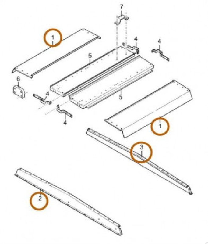 Sonstige Mähdrescherteile des Typs New Holland TX66, Gebrauchtmaschine in Hemmet (Bild 8)