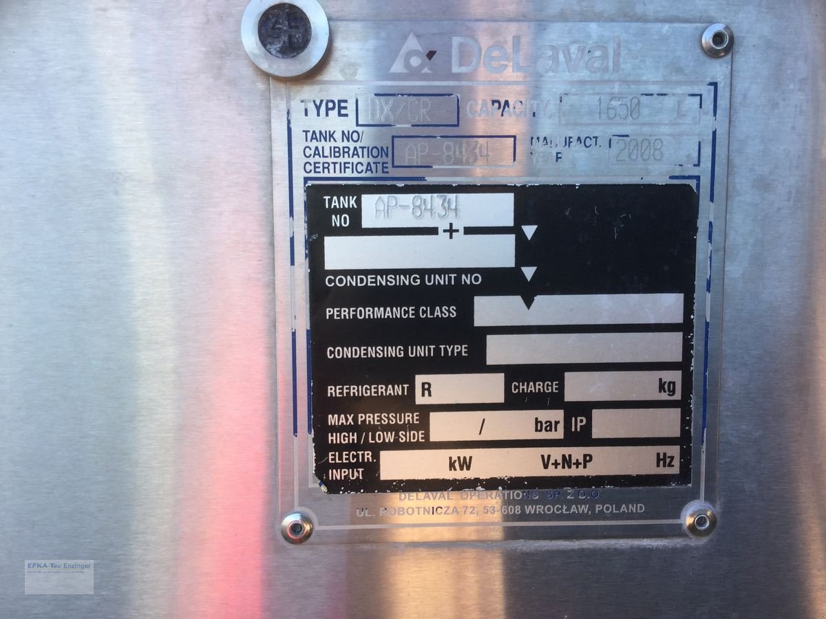 Sonstige Melktechnik & Kühltechnik Türe ait Alfa Laval DX/CR1650, Gebrauchtmaschine içinde Ainring (resim 5)