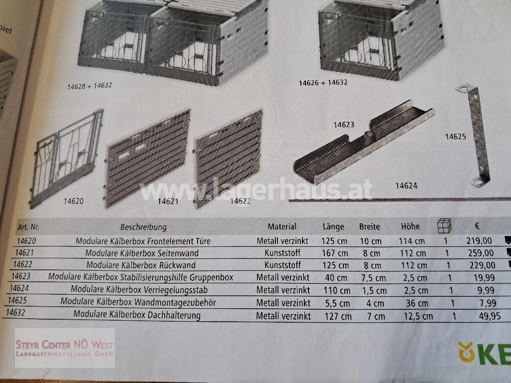 Sonstige Melktechnik & Kühltechnik типа Kerbl SEITENWAND ZU KÄLBERBOX MODULAR, Gebrauchtmaschine в Purgstall (Фотография 8)