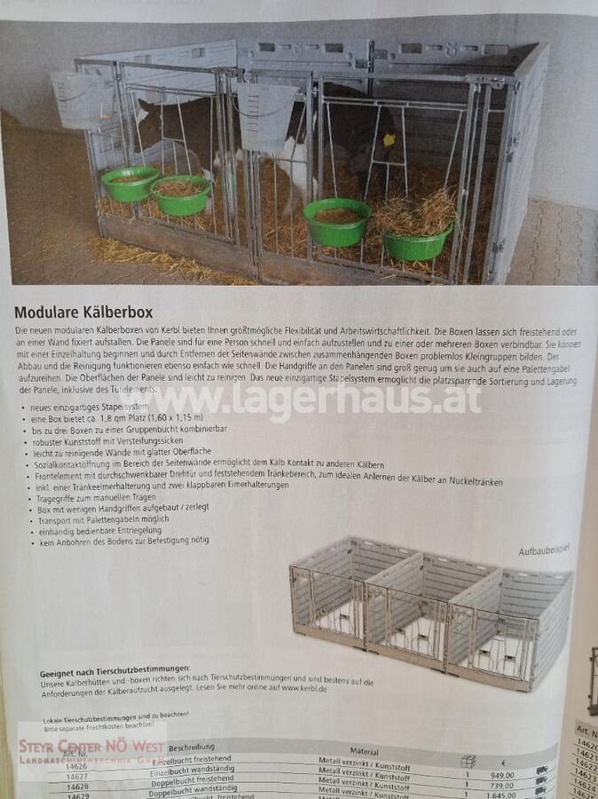 Sonstige Melktechnik & Kühltechnik типа Kerbl SEITENWAND ZU KÄLBERBOX MODULAR, Gebrauchtmaschine в Purgstall (Фотография 3)