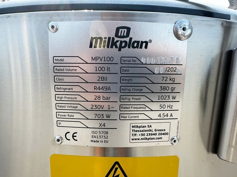 Sonstige Melktechnik & Kühltechnik Türe ait Sonstige Milkplan MPV 100 Milchkühlwanne, Neumaschine içinde St. Marienkirchen (resim 13)