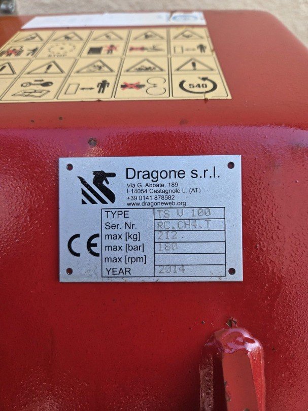 Sonstige Obsttechnik & Weinbautechnik типа DRAGONE TS-V-100, Gebrauchtmaschine в Wilchingen (Фотография 5)