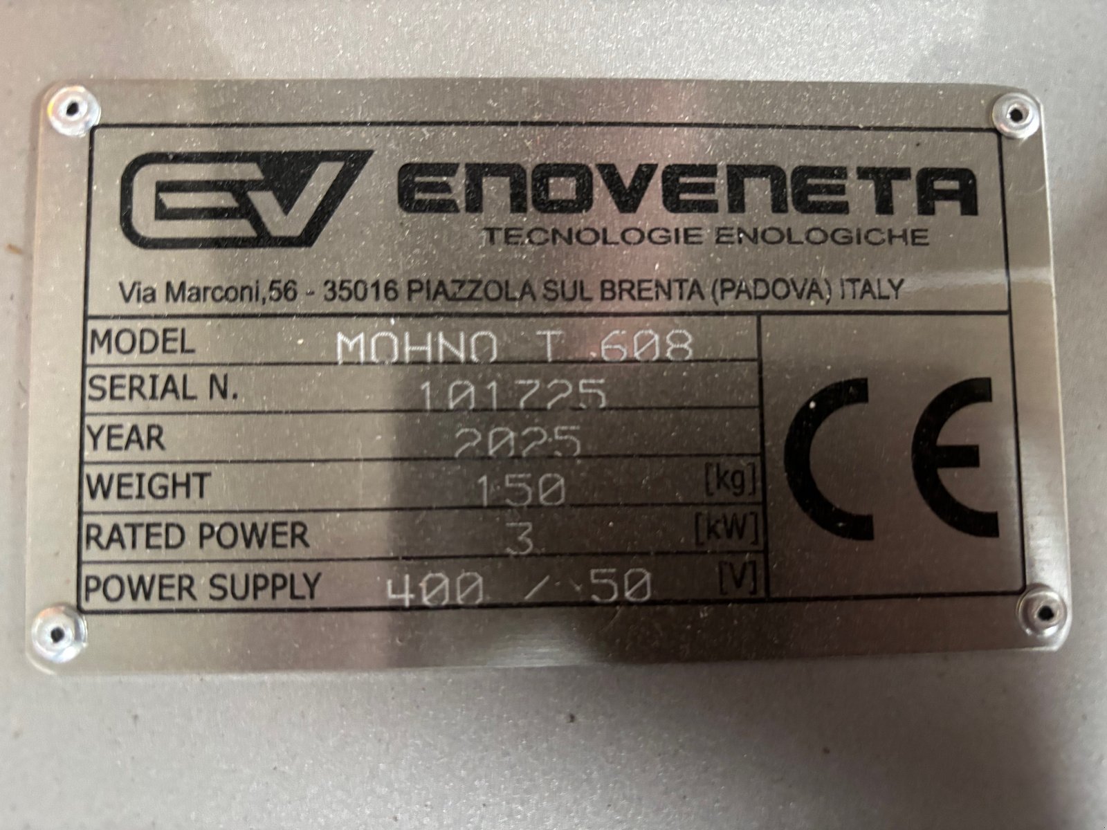 Sonstige Obsttechnik & Weinbautechnik tip Enoveneta T608 Monopumpe mit Trichter, Neumaschine in Gerasdorf (Poză 4)