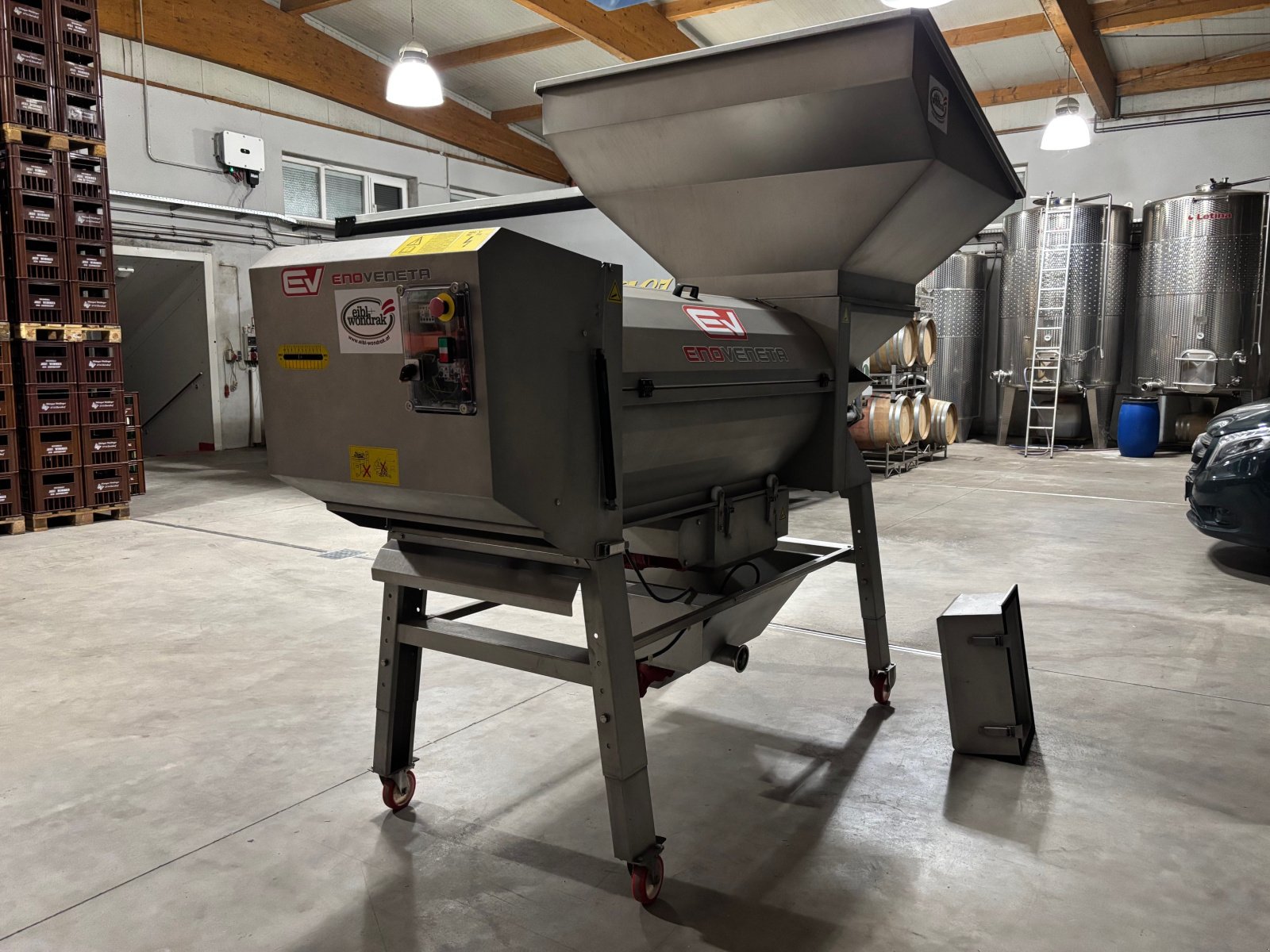 Sonstige Obsttechnik & Weinbautechnik des Typs Enoveneta Top 15 TL Abbeermaschine (Rebler), Gebrauchtmaschine in Gerasdorf (Bild 4)