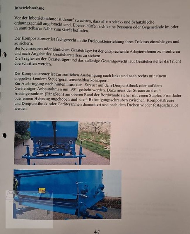Sonstige Obsttechnik & Weinbautechnik типа Huber Kompoststreuer KST GT04, Neumaschine в Ober-Ramstadt (Фотография 14)