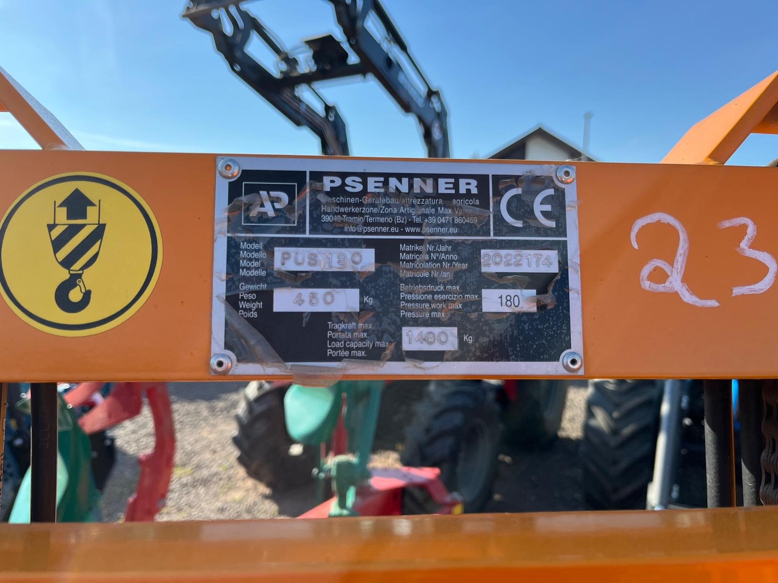 Sonstige Obsttechnik & Weinbautechnik des Typs Psenner PU 190 S, Neumaschine in Dannstadt-Schauernheim (Bild 7)