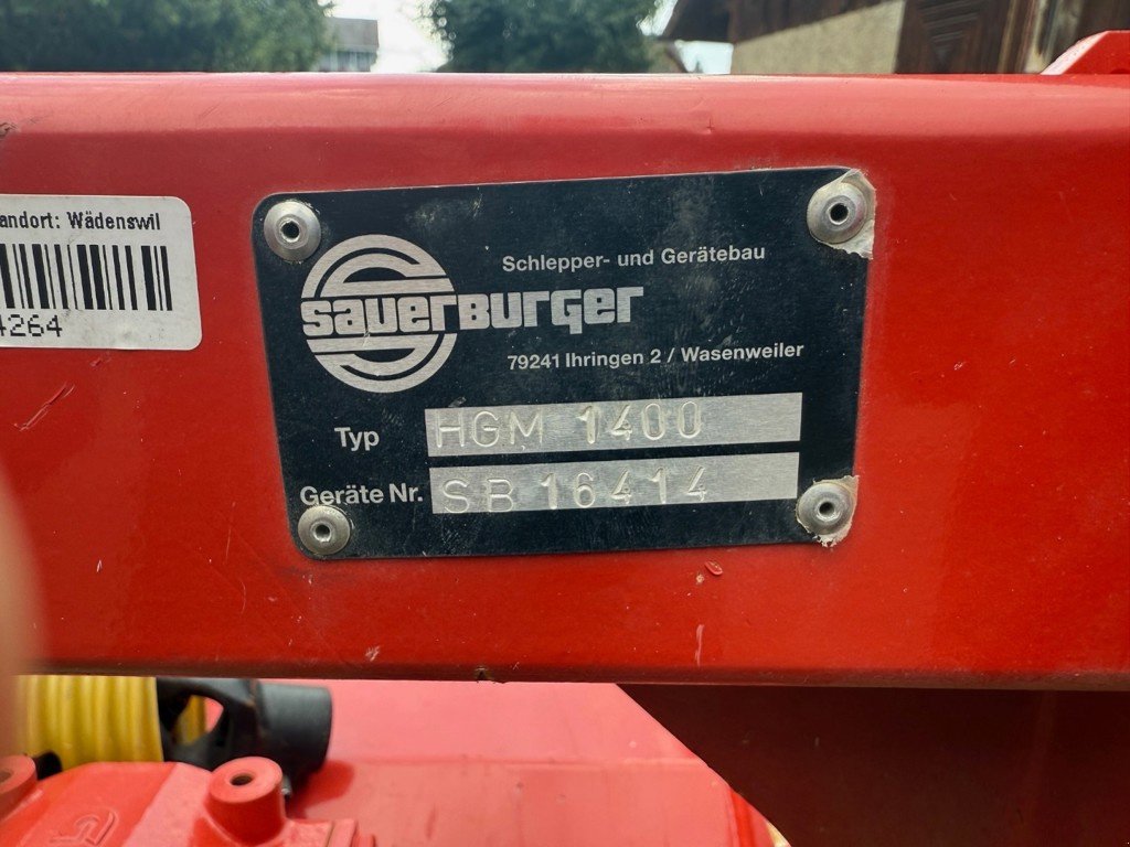 Sonstige Obsttechnik & Weinbautechnik типа Sauerburger HGM-1400, Gebrauchtmaschine в Wilchingen (Фотография 3)