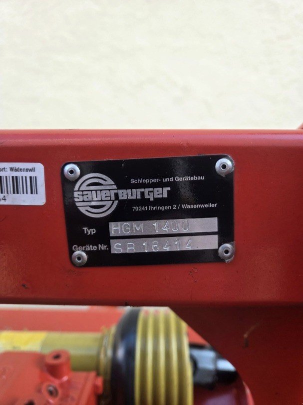 Sonstige Obsttechnik & Weinbautechnik za tip Sauerburger HGM-1400, Gebrauchtmaschine u Wilchingen (Slika 5)