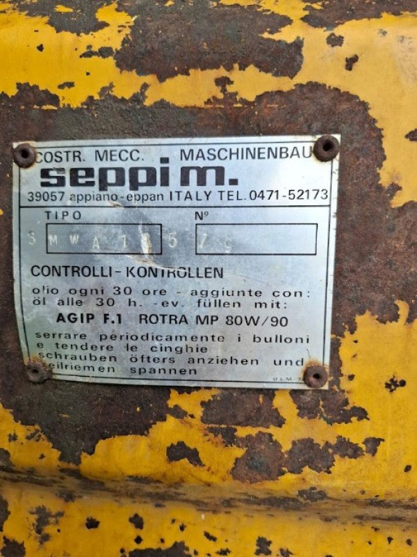 Sonstige Obsttechnik & Weinbautechnik типа Seppi SMWA 155, Gebrauchtmaschine в Bertschikon (Фотография 2)