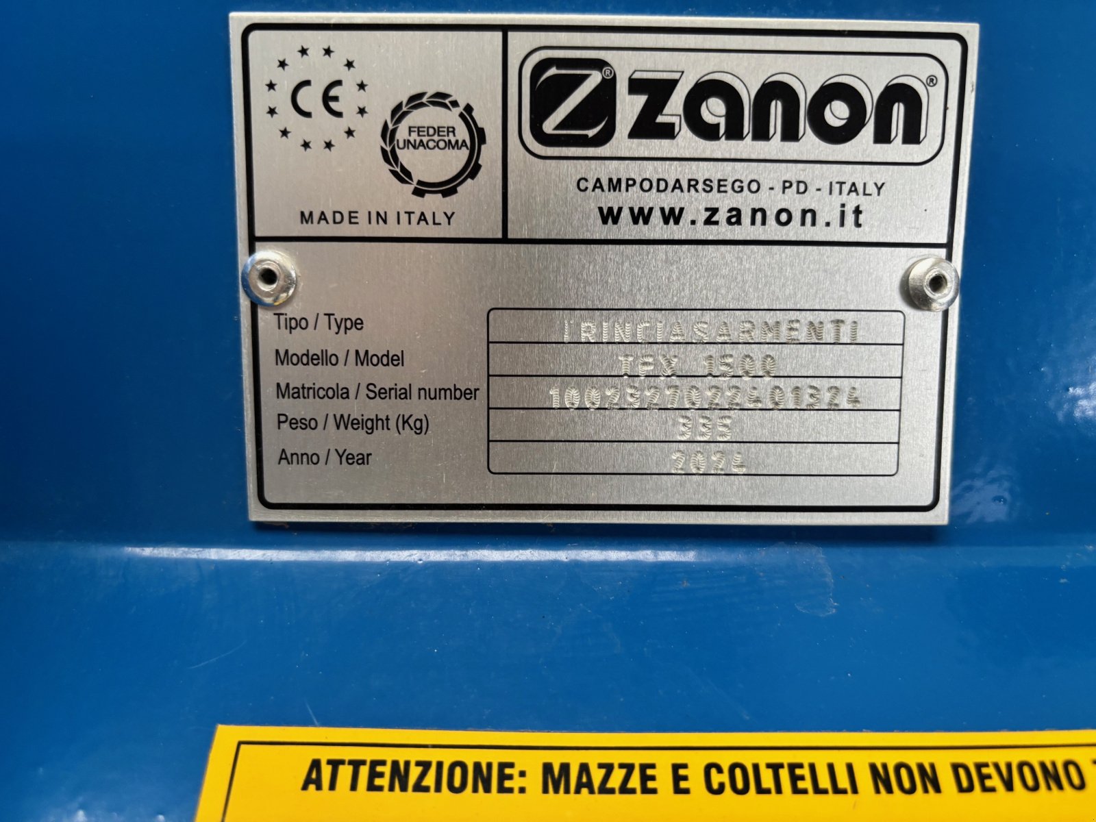 Sonstige Obsttechnik & Weinbautechnik от тип Zanon TFX Schlägelmulcher 1500, Neumaschine в Gerasdorf (Снимка 2)