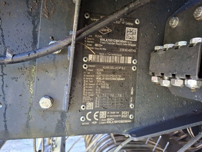 Sonstige Pressen typu Kuhn i-Bio+ 0C14 2021 Rundballenpresse, Gebrauchtmaschine v Chur (Obrázek 5)