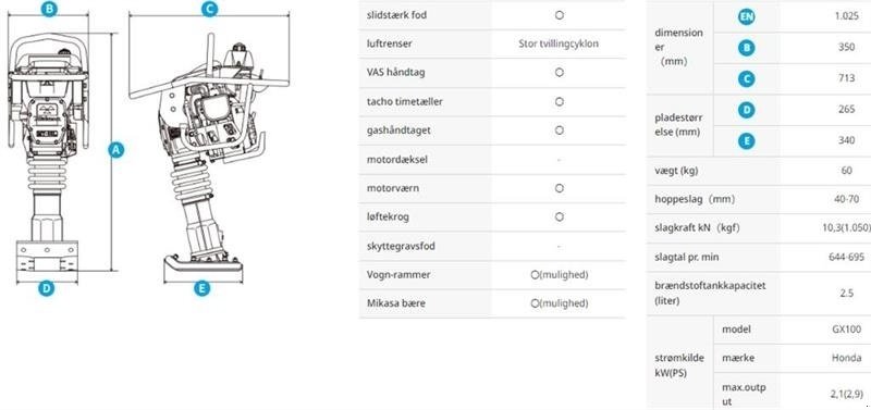 Sonstige Pressen typu Sonstige Mikasa MTX-50E, Gebrauchtmaschine v Vrå, Frejlev, Hornslet & Ringsted (Obrázek 2)