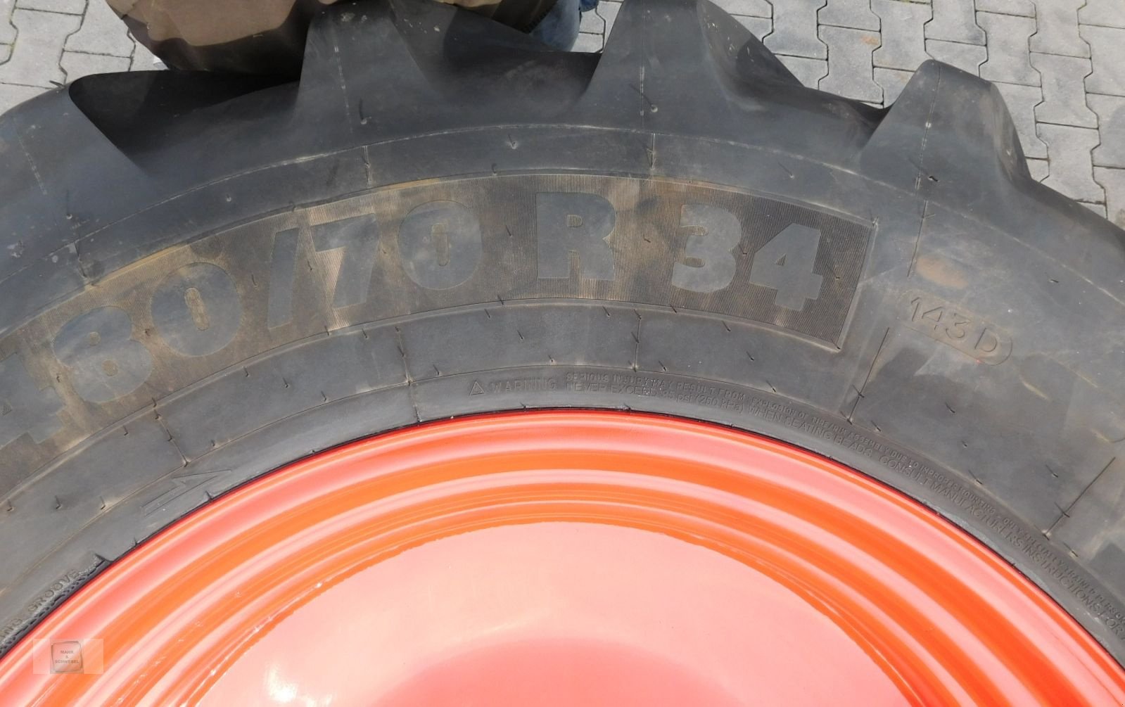 Sonstige Räder & Reifen & Felgen des Typs Grasdorf 380/70R24 + 480/70R34, Gebrauchtmaschine in Gross-Bieberau (Bild 8)