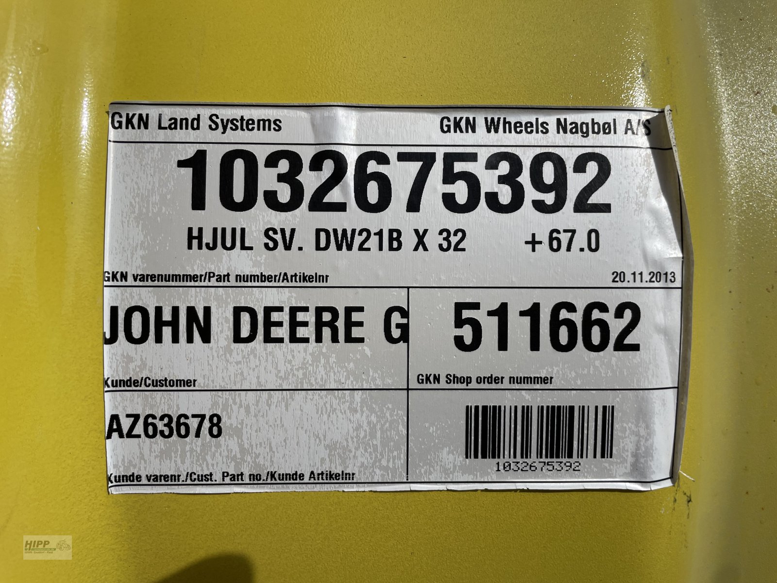 Sonstige Räder & Reifen & Felgen типа John Deere 21x32 Felgen GKN Wheels, Gebrauchtmaschine в Sauldorf (Фотография 4)
