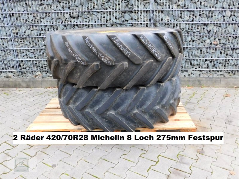 Sonstige Räder & Reifen & Felgen des Typs Michelin 420/70R28, Gebrauchtmaschine in Gross-Bieberau (Bild 1)