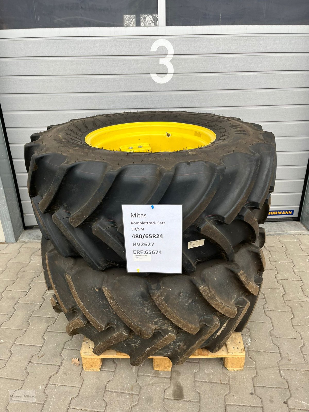 Sonstige Räder & Reifen & Felgen des Typs Mitas 480/65R24, Neumaschine in Antdorf (Bild 4)