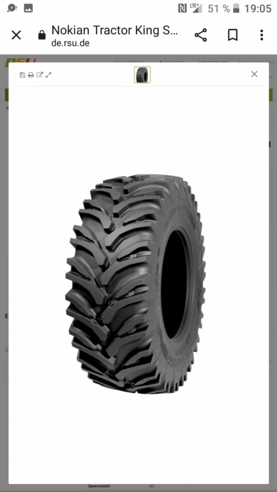 Sonstige Räder & Reifen & Felgen des Typs Nokian Tractor King, Gebrauchtmaschine in Gedern (Bild 2)