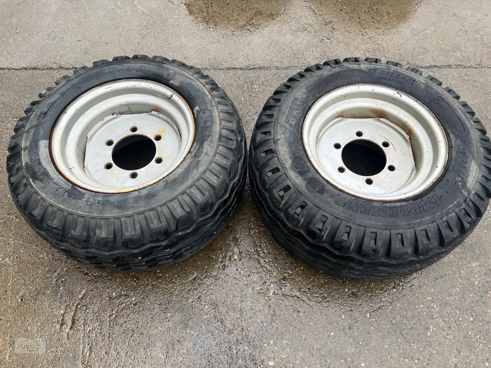 Sonstige Räder & Reifen & Felgen типа Sonstige 2 Kompletträder mit Reifen 15.0/55-17 auf 6-Loch ET-54 !! Felgen, Gebrauchtmaschine в Burgrieden (Фотография 1)
