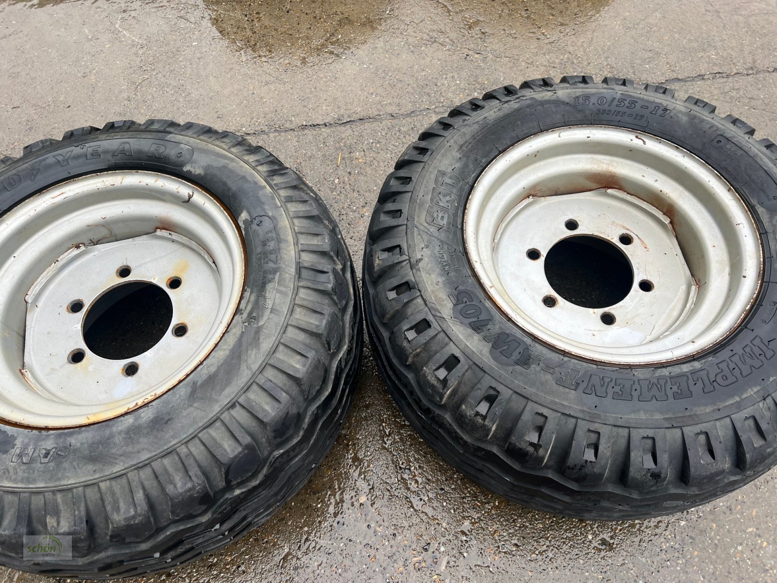 Sonstige Räder & Reifen & Felgen типа Sonstige 2 Kompletträder mit Reifen 15.0/55-17 auf 6-Loch ET-54 !! Felgen, Gebrauchtmaschine в Burgrieden (Фотография 11)