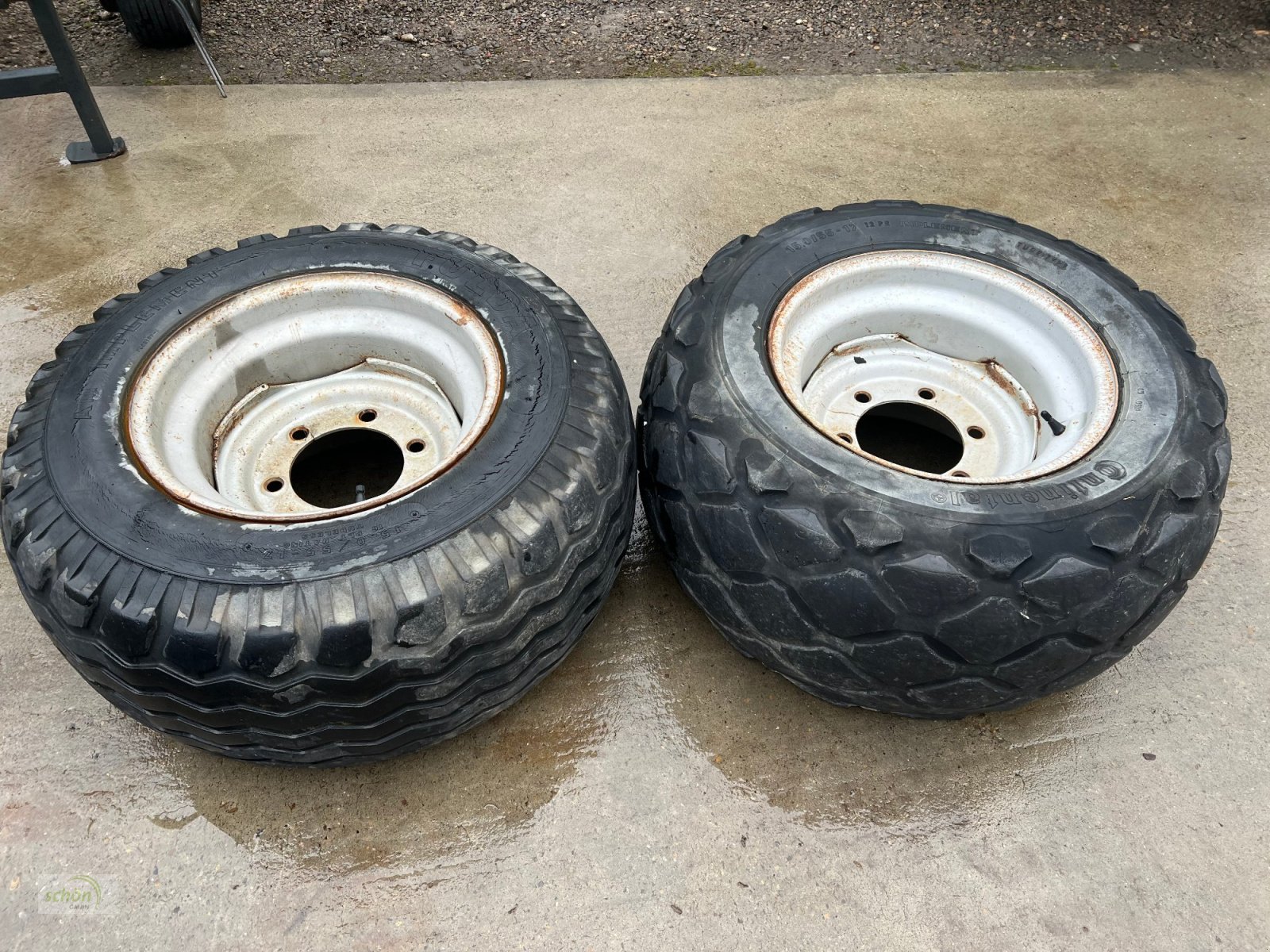 Sonstige Räder & Reifen & Felgen del tipo Sonstige 2 Kompletträder mit Reifen 15.0/55-17 auf 6-Loch ET0 Felgen, Gebrauchtmaschine In Burgrieden (Immagine 1)