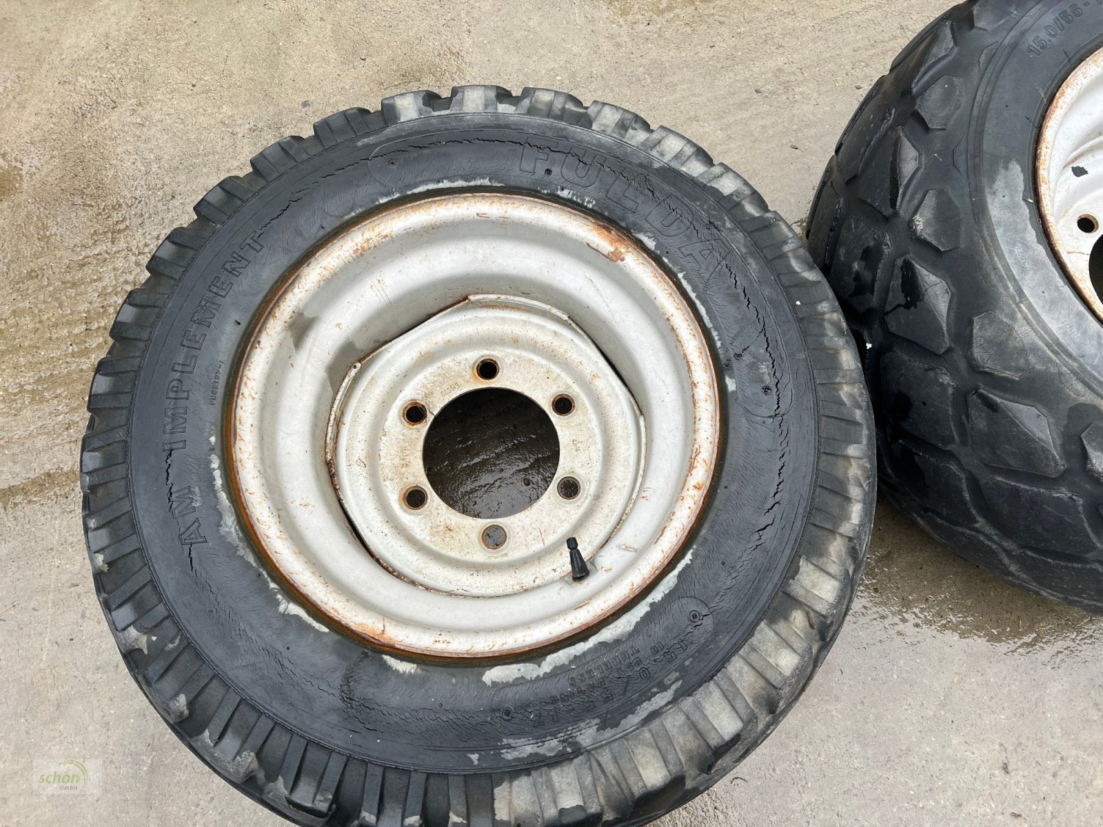Sonstige Räder & Reifen & Felgen del tipo Sonstige 2 Kompletträder mit Reifen 15.0/55-17 auf 6-Loch ET0 Felgen, Gebrauchtmaschine In Burgrieden (Immagine 2)