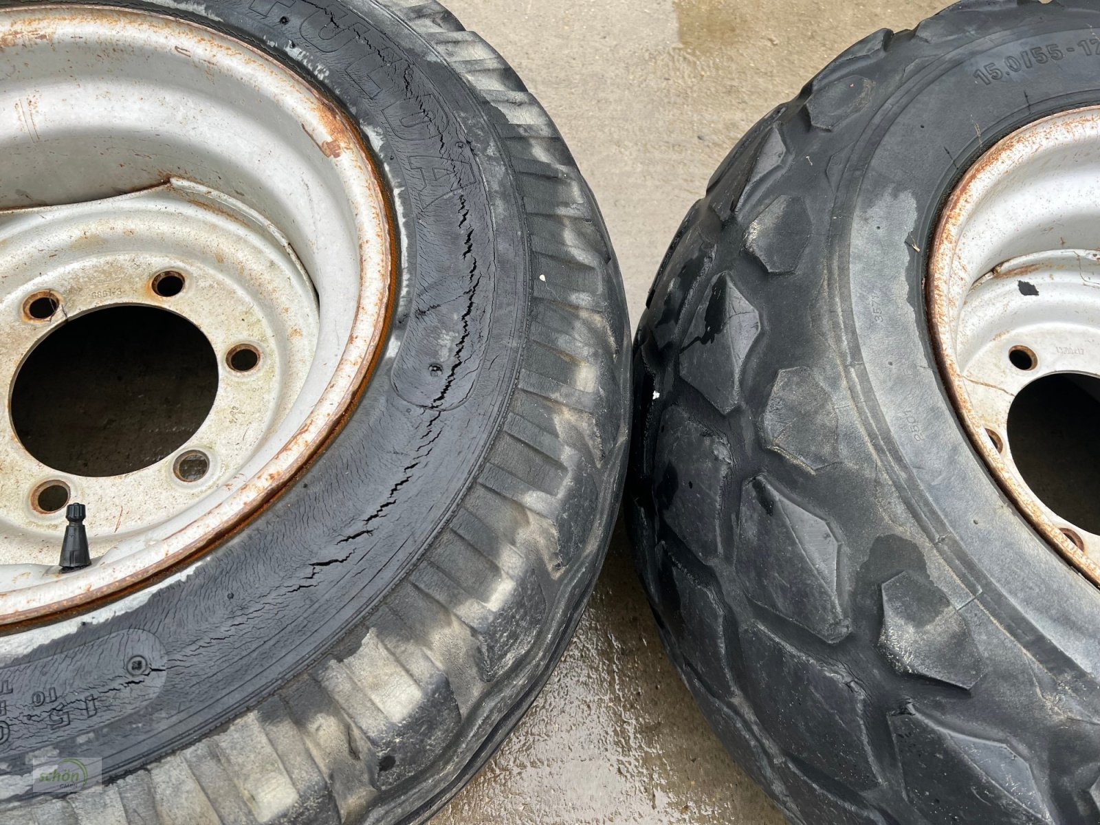 Sonstige Räder & Reifen & Felgen del tipo Sonstige 2 Kompletträder mit Reifen 15.0/55-17 auf 6-Loch ET0 Felgen, Gebrauchtmaschine In Burgrieden (Immagine 9)