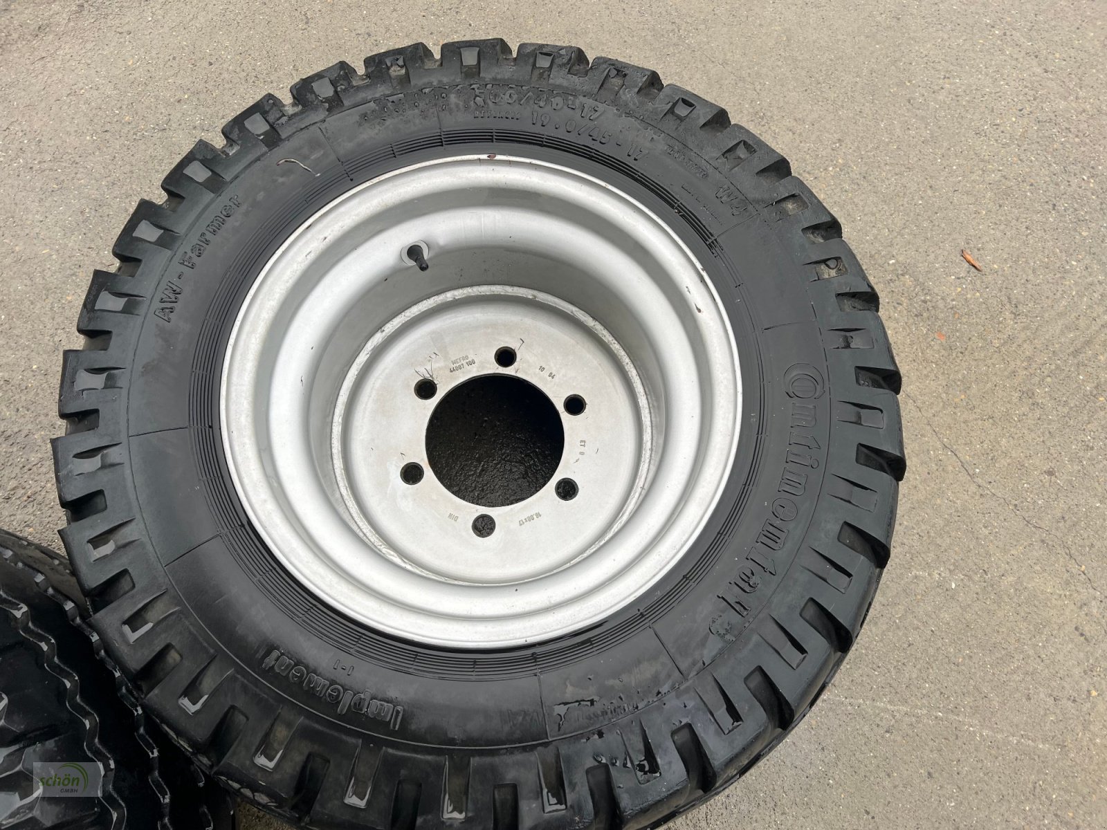Sonstige Räder & Reifen & Felgen Türe ait Sonstige 2 Kompletträder mit Reifen 19.0/45-17 auf 6-Loch ET0 Felgen, Gebrauchtmaschine içinde Burgrieden (resim 3)