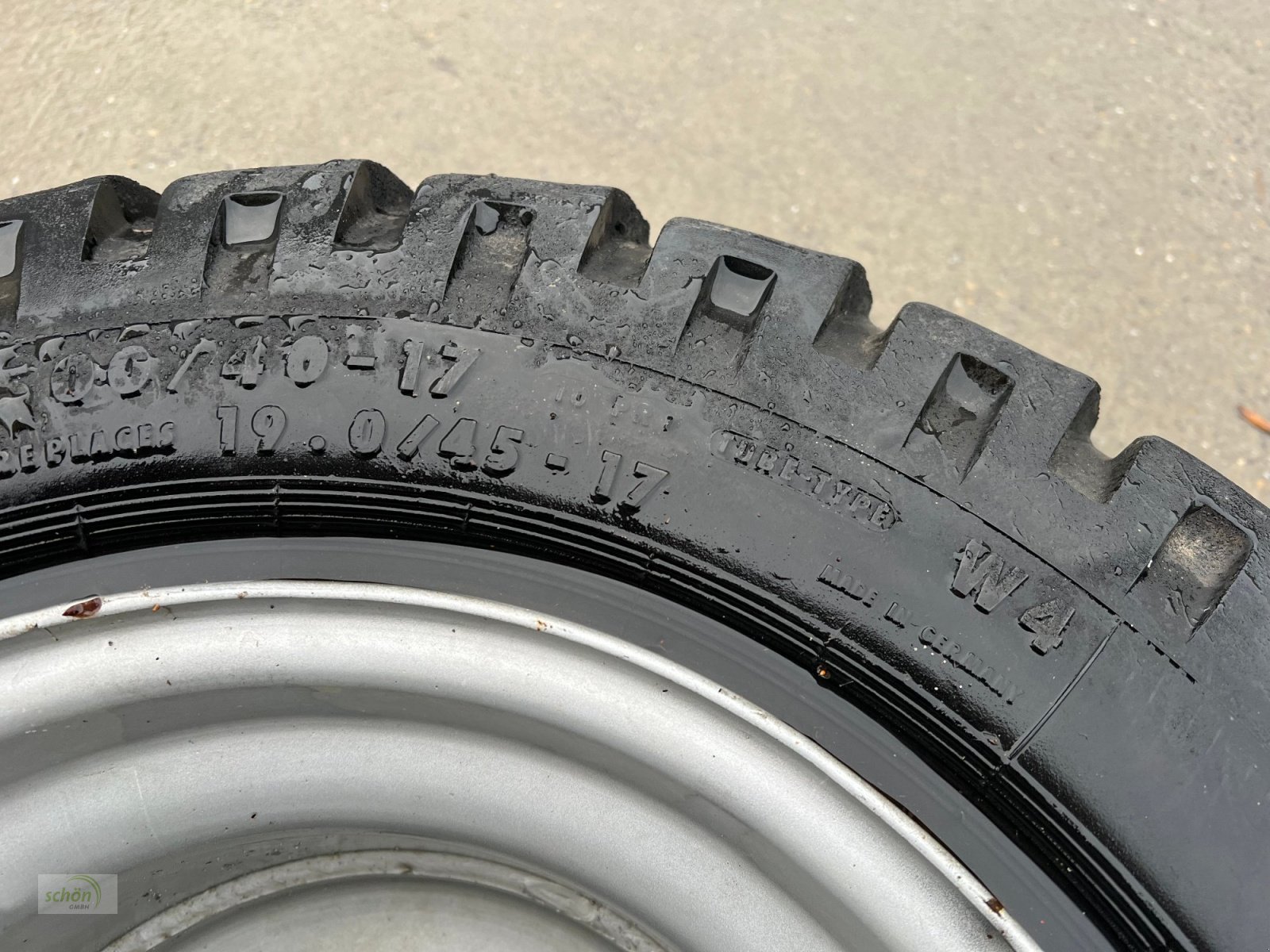 Sonstige Räder & Reifen & Felgen Türe ait Sonstige 2 Kompletträder mit Reifen 19.0/45-17 auf 6-Loch ET0 Felgen, Gebrauchtmaschine içinde Burgrieden (resim 9)