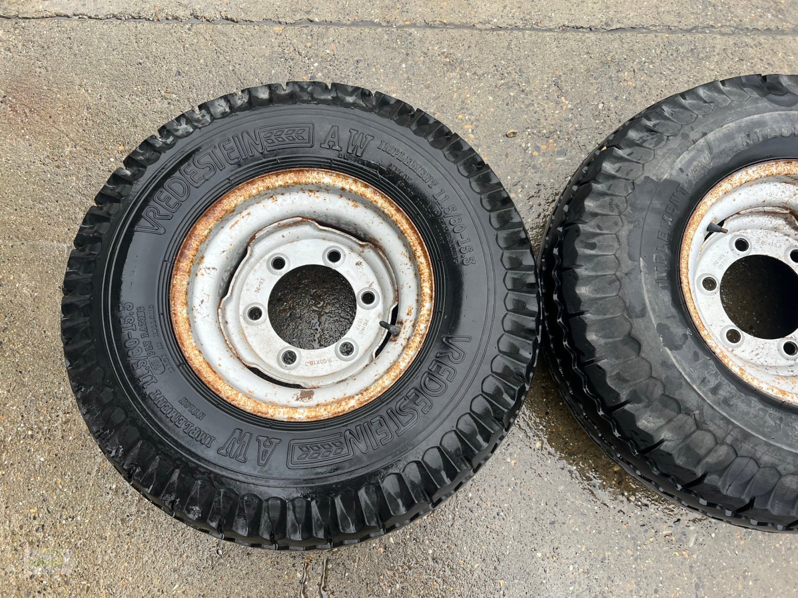 Sonstige Räder & Reifen & Felgen typu Vredestein 2 Kompletträder mit Reifen 11.5/80-15.3 auf 6-Loch ET -10 Felgen, Gebrauchtmaschine v Burgrieden (Obrázok 2)