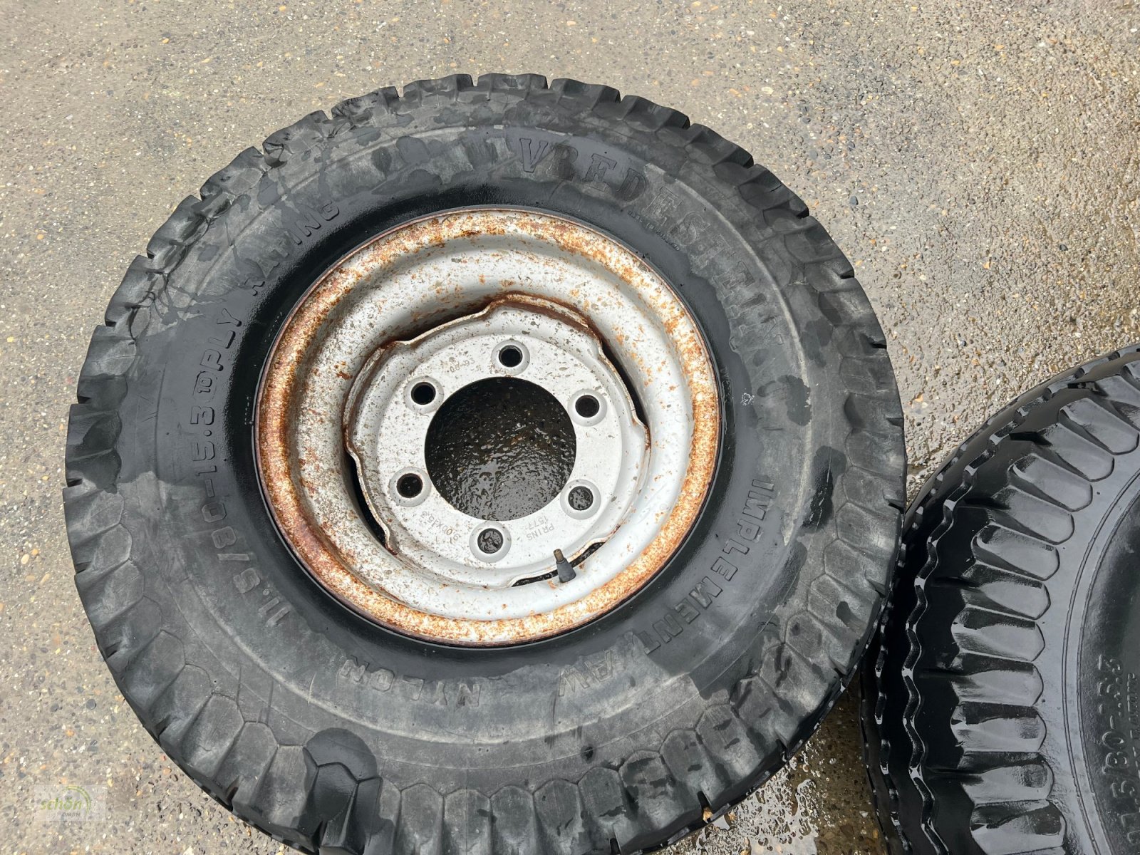 Sonstige Räder & Reifen & Felgen typu Vredestein 2 Kompletträder mit Reifen 11.5/80-15.3 auf 6-Loch ET -10 Felgen, Gebrauchtmaschine v Burgrieden (Obrázok 10)