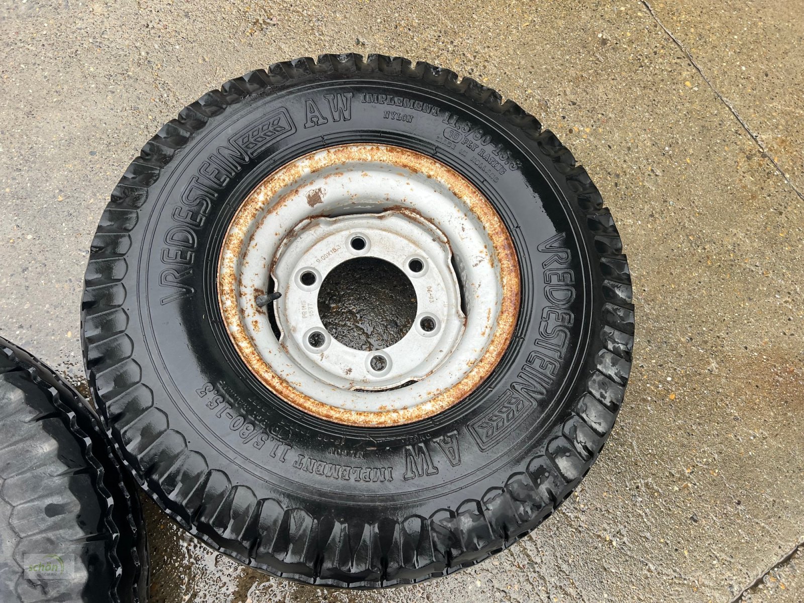 Sonstige Räder & Reifen & Felgen typu Vredestein 2 Kompletträder mit Reifen 11.5/80-15.3 auf 6-Loch ET -10 Felgen, Gebrauchtmaschine v Burgrieden (Obrázok 11)