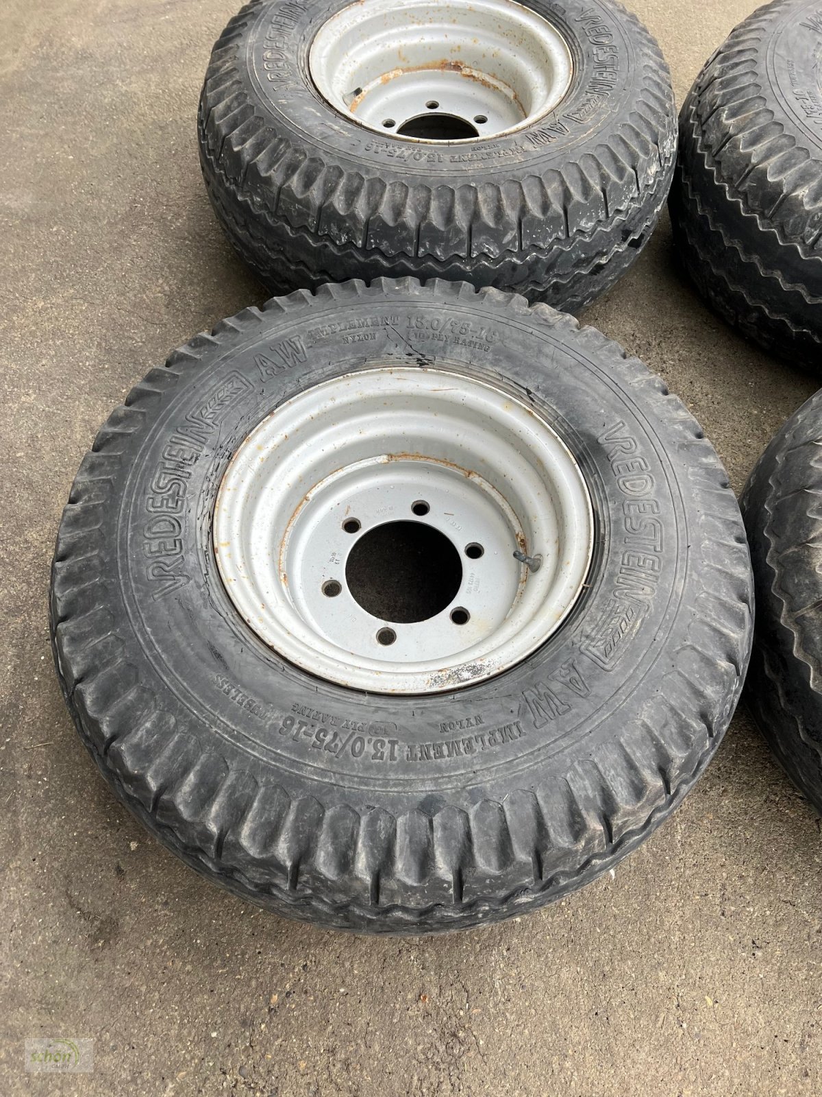 Sonstige Räder & Reifen & Felgen des Typs Vredestein 4 Kompletträder mit Reifen 13.0/75-16 auf 6-Loch ET0 Felgen, Gebrauchtmaschine in Burgrieden (Bild 5)