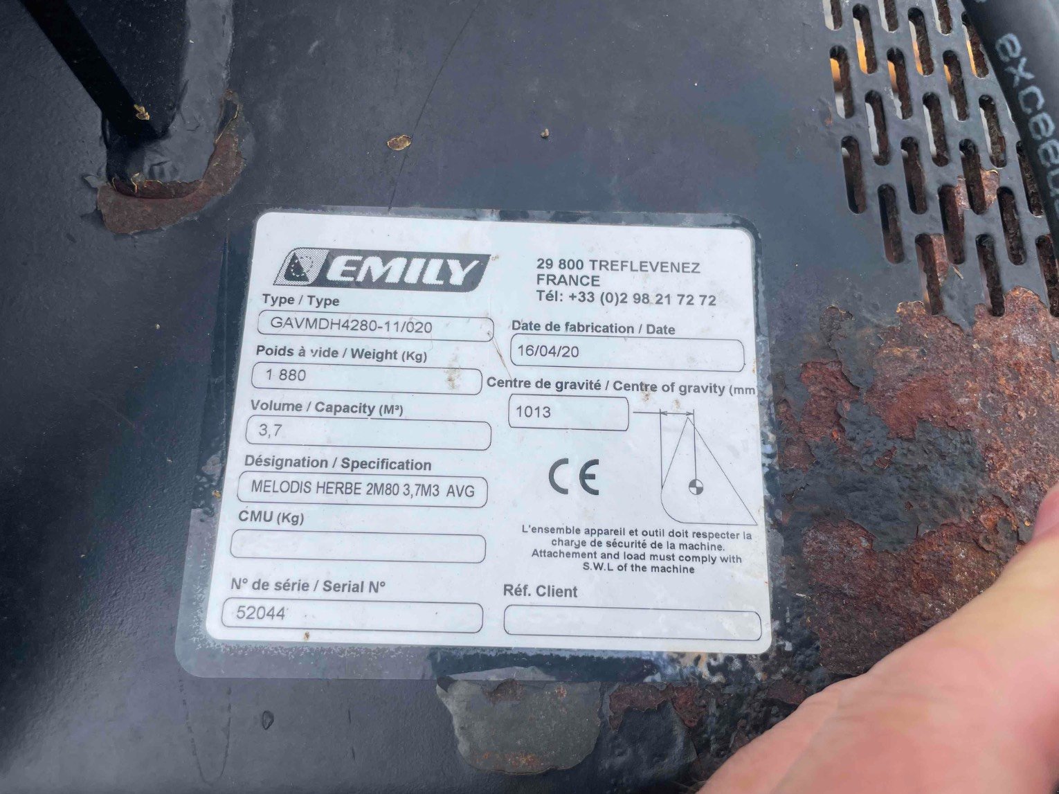 Sonstige Rübentechnik tip Emily Godet désileur MELODIS 3,7m3 Emily, Gebrauchtmaschine in SAINT CLAIR SUR ELLE (Poză 8)