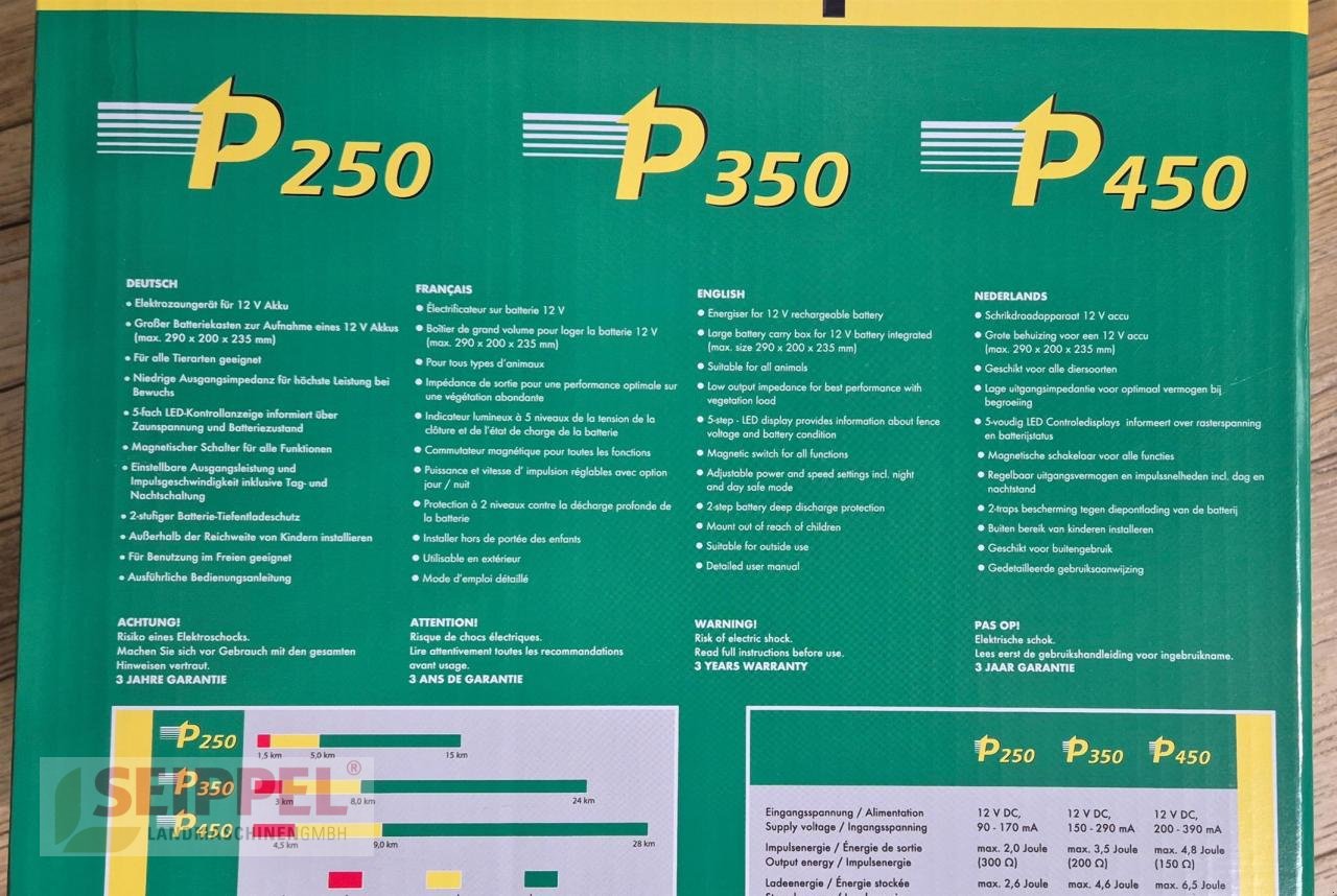 Sonstige Stalltechnik типа Patura P250 MAXIBOX WEIDEZAUN-GERÄT FÜR 12V, Neumaschine в Groß-Umstadt (Фотография 2)