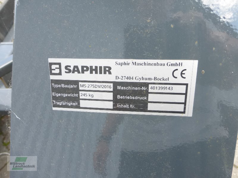 Sonstige Stalltechnik tip Saphir MS-275-DV, Neumaschine in Rhede / Brual (Poză 4)