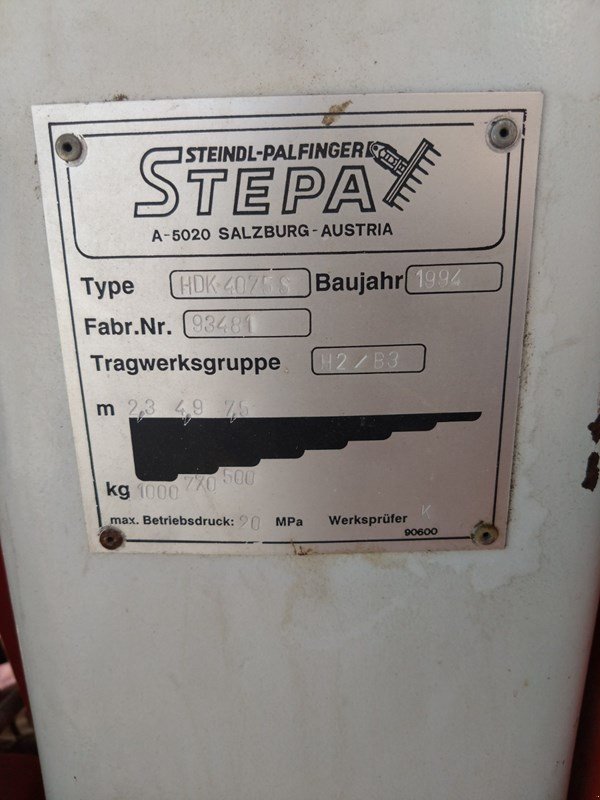 Sonstige Stalltechnik a típus Stepa HDK 4075 S, Gebrauchtmaschine ekkor: Egg (Kép 4)