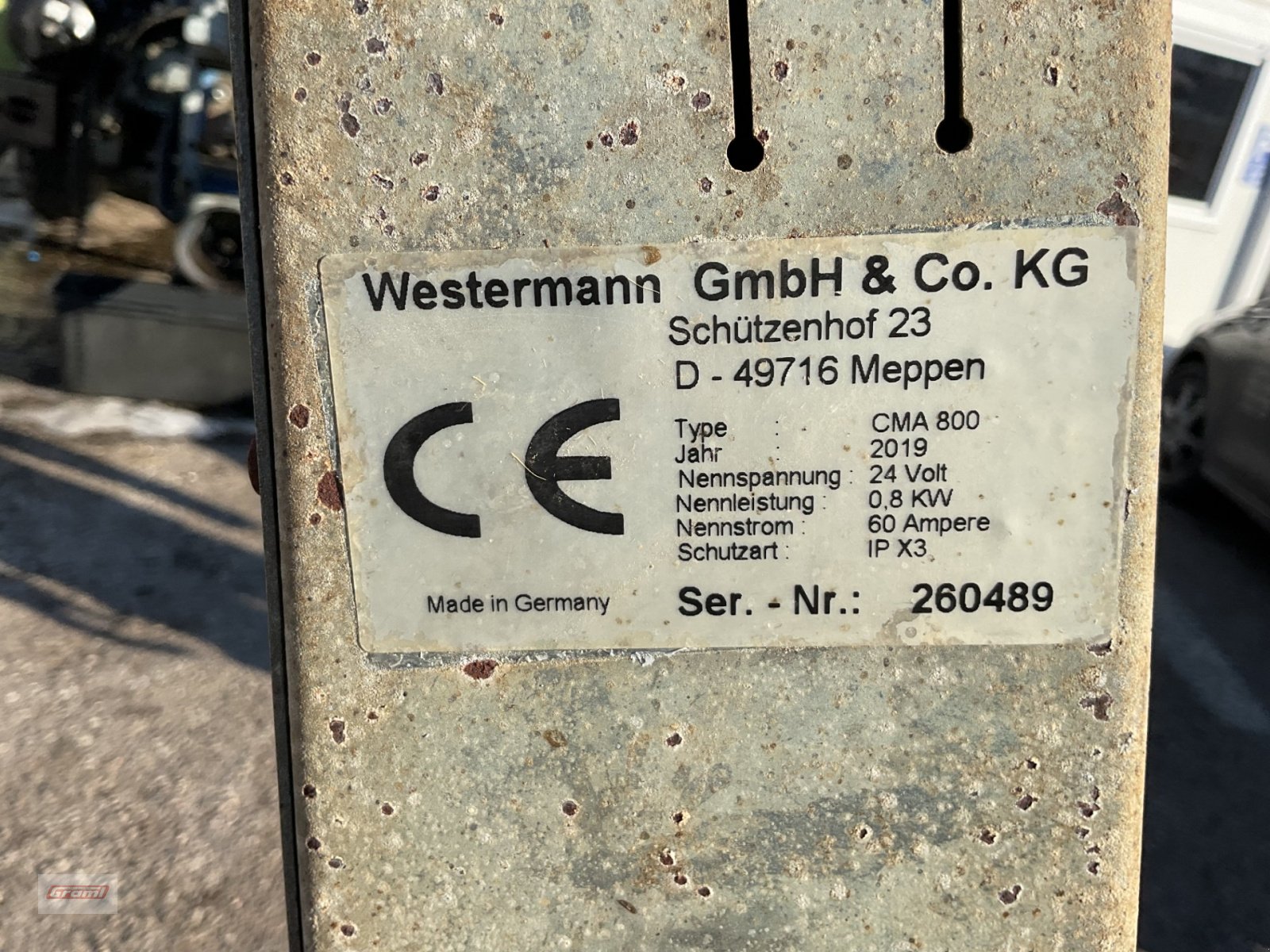 Sonstige Stalltechnik tipa Westermann CMA 800 Elektro, Gebrauchtmaschine u Kößlarn (Slika 4)