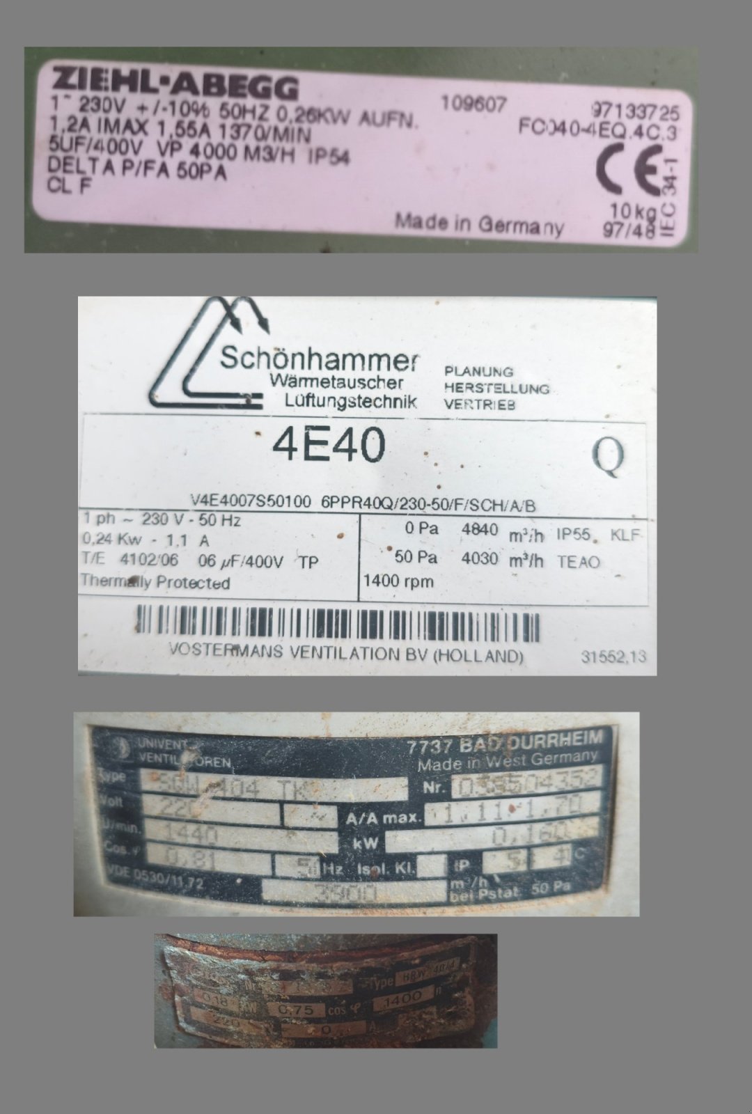 Sonstige Stalltechnik typu ZIEHL-ABEGG Ventilatoren, Gebrauchtmaschine v Pettendorf (Obrázek 2)